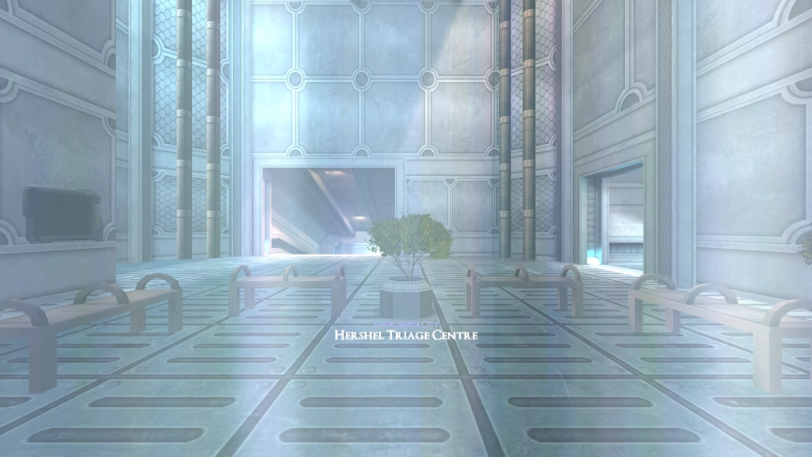 The interior of Hershel Triage Centre in the PCS client